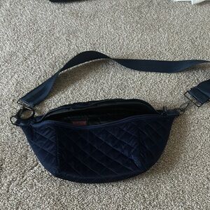Haute Shore Quilted Navy Crossbody Bag